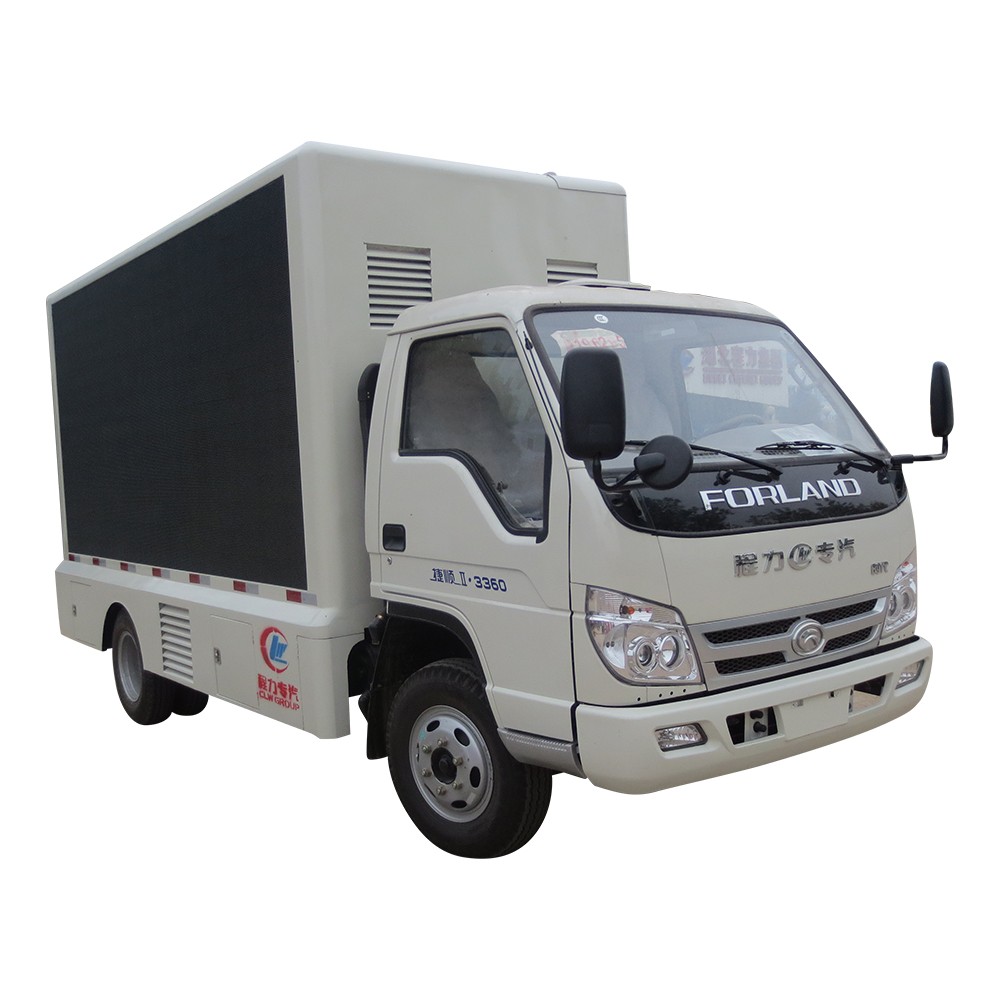 Camion à écran LED mobile à 6 roues